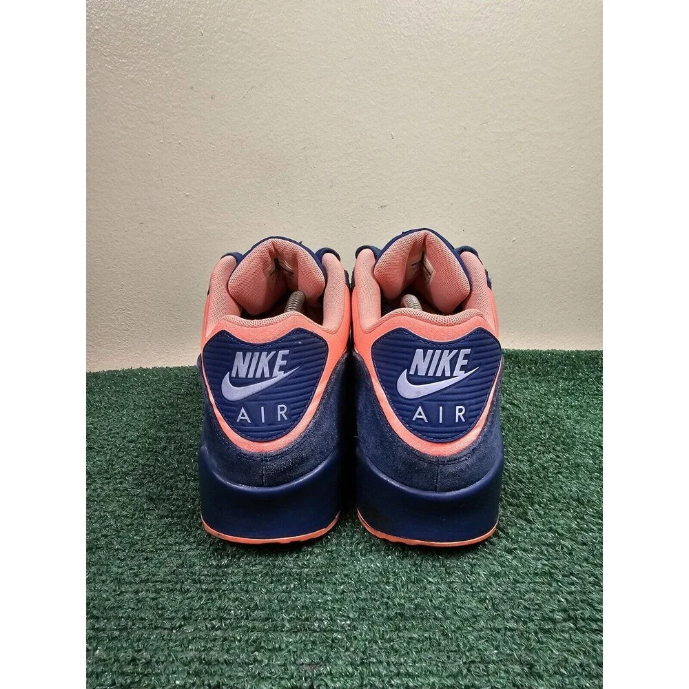 Nike Air Max 90 Premium Brave Blue Suede Mens Size 12 333888-446 - Picture 3 of 12